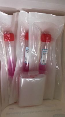 یکبار مصرف VTM Viral Transport Medium Virus Sacimen Tubes 6ml 12ml 30ml