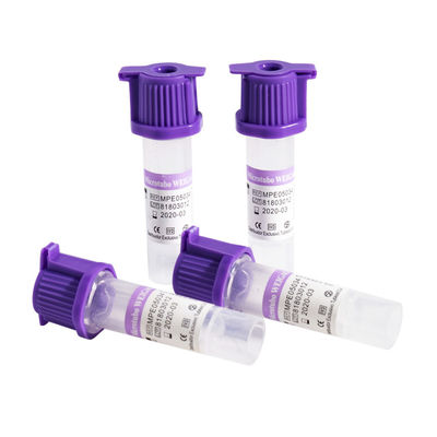 لوله جمع آوری میکرو خون پزشکی K2EDTA 8x45mm 0.25 0.5ml