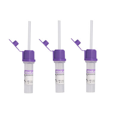 لوله های جمع آوری خون مویرگی یکبار مصرف CE K2 EDTA Additive Lavender
