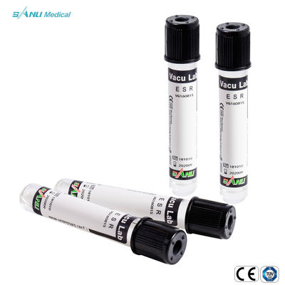 لوله های ESR یکبار مصرف جمع آوری خون خلاء دارای تاییدیه CE ISO