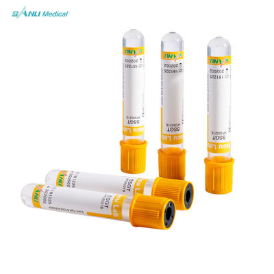 لوله های جمع آوری خون یکبار مصرف PET Clot Activator CE ISO تایید شده با ژل