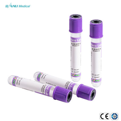 لوله های مجموعه خون شیشه ای ISO9001 لوله 5 میلی لیتری Lavender Top EDTA