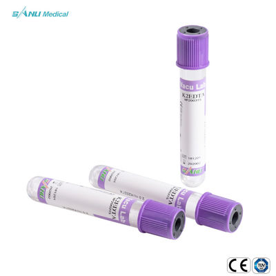 لوله های مجموعه خون شیشه ای ISO9001 لوله 5 میلی لیتری Lavender Top EDTA