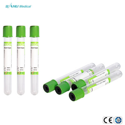 اسپری هپارین لیتیوم خشک شده با پوشش لوله هپارین سبز مجموعه Blood Collection