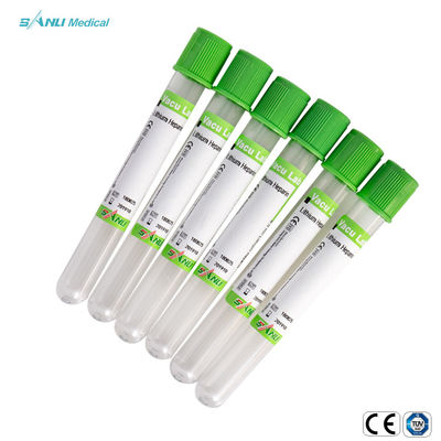اسپری هپارین لیتیوم خشک شده با پوشش لوله هپارین سبز مجموعه Blood Collection