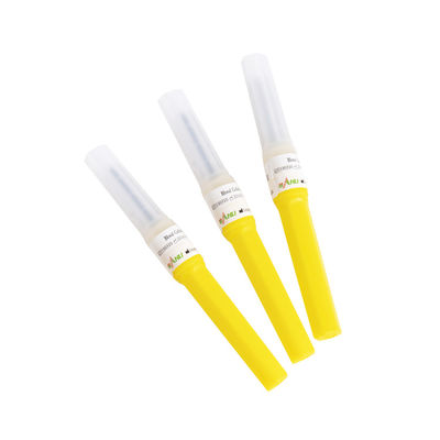 20G Blood Collection Needles 0.9x19mm زرد رنگ برای یکبار مصرف