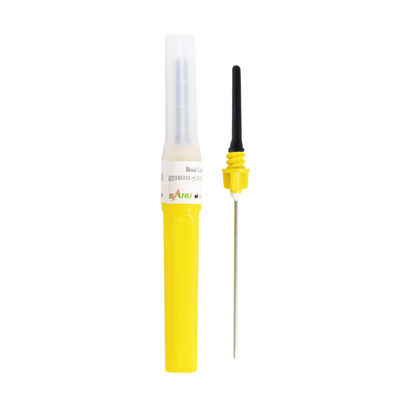 20G Blood Collection Needles 0.9x19mm زرد رنگ برای یکبار مصرف