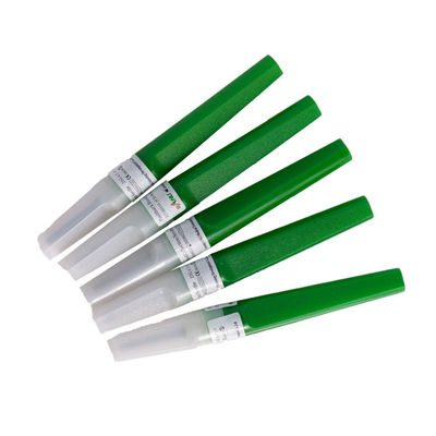 11/4 اینچی Blood Collection Needles Flashback Vacuum Green Color 21G 0.8x31mm