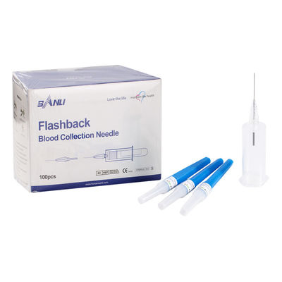 فلاش بک Blood Collection Needles وکیوم 23G 3/4'' 0.6x19mm رنگ آبی