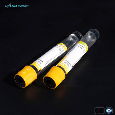 لوله های جمع آوری خون خلاء PET یکبار مصرف فعال کننده لخته با ژل 16x100 میلی متر