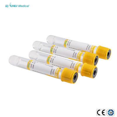 لوله های جمع آوری خون خلاء PET یکبار مصرف فعال کننده لخته با ژل 16x100 میلی متر