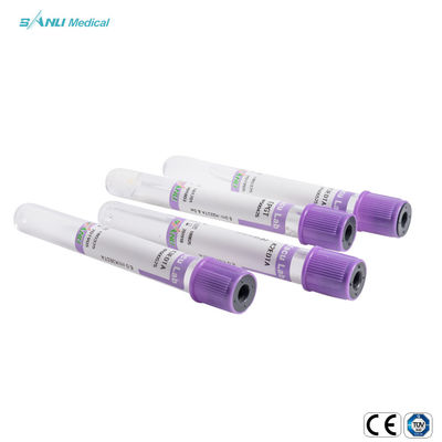 لوله های جمع آوری خون خلاء EDTA K3 Lavender Top Material PET