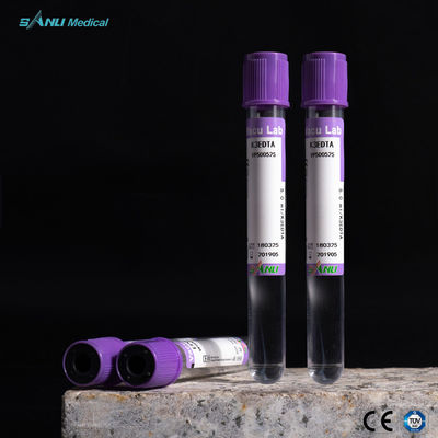 لوله های جمع آوری خون خلاء EDTA K3 Lavender Top Material PET
