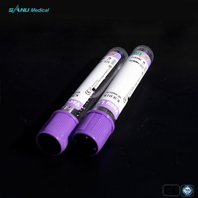 لوله های جمع آوری خون خلاء EDTA K3 Lavender Top Material PET