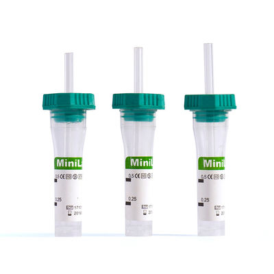 لوله های جمع آوری خون مویرگی استریل 0.5 میلی لیتر لوله های خون افزودنی EDTA