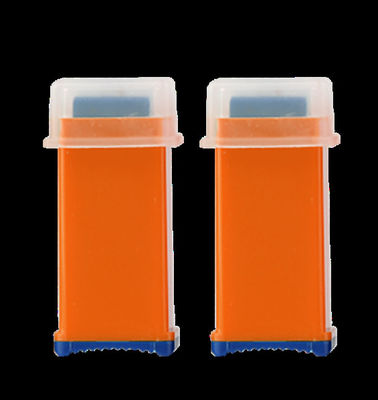 Lancets ایمنی یکبار مصرف 21G 1.8mm فشار منحصر به فرد رنگ نارنجی