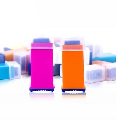 Lancets ایمنی یکبار مصرف 21G 1.8mm فشار منحصر به فرد رنگ نارنجی