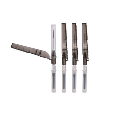 چند نمونه سوزن جمع آوری خون ایمنی 22Gx1'' 0.7x19mm طول سیاه رنگ