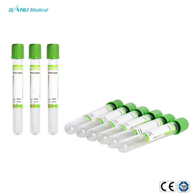 ژل لیتیوم هپارین 2 میلی لیتری لوله های جمع آوری خون خلاء ISO13485 با بسته شدن ایمن