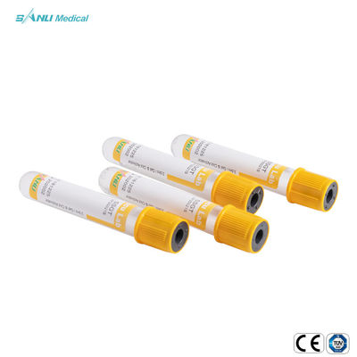 افزودنی لخته ژل SSGT Glass Vacuum Blood Collection Tube 5-9ml IVD 16x100mm