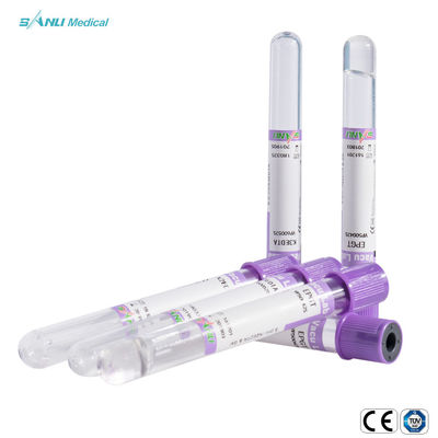 لوله جمع آوری خون خلاء EDTA 8ml 10ml مواد PET