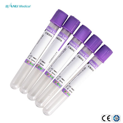لوله جمع آوری خون خلاء EDTA 8ml 10ml مواد PET
