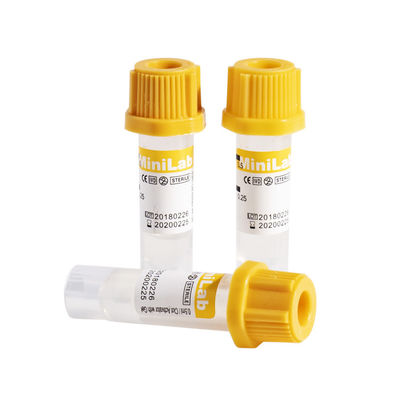 لوله جمع آوری میکرو خون پزشکی یکبار مصرف 0.5 میلی لیتر ISO13485 8x45 میلی متر
