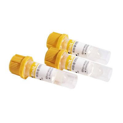 لوله جمع آوری میکرو خون پزشکی یکبار مصرف 0.5 میلی لیتر ISO13485 8x45 میلی متر