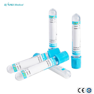 PET وکیوم پزشکی لوله آزمایش خون انعقادی یکبار مصرف مورد تایید CE