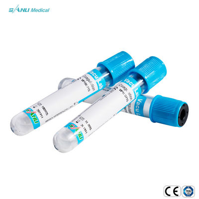 PET وکیوم پزشکی لوله آزمایش خون انعقادی یکبار مصرف مورد تایید CE