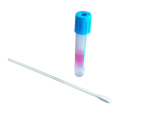 VTM Oral Viral Transport Media, Throat Sampling Tube Kit یکبار مصرف 1-6ml