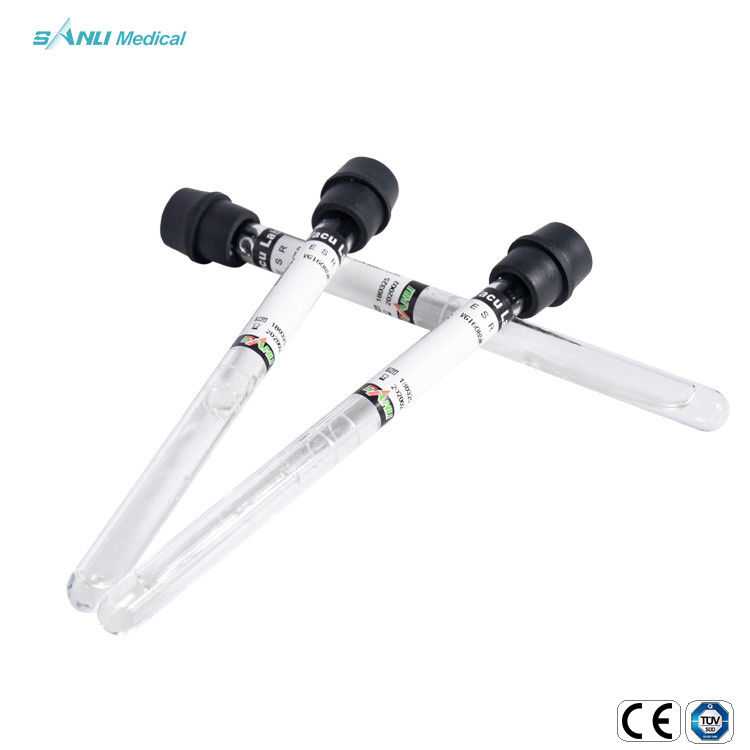 1/6 ESR Vacuum Blood Collection Tube 1.2ml 1.6ml 1.8ml دارای گواهینامه CE